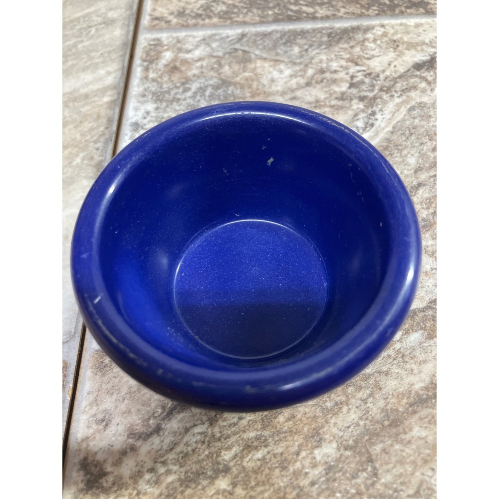 Carlisle 0852 Melamine Ramekin 2 oz Cobalt Blue Smooth Sauce Cup NSF